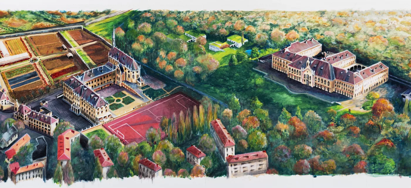 Dessin du campus Saint-Philippe