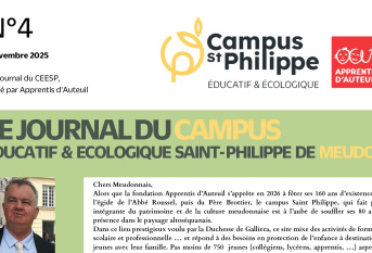 Couverture partielle du journal du Campus Saint Philippe