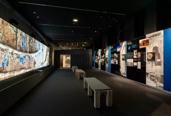 salle d'exposition de la cité de l'architecture et du patrimoine, 