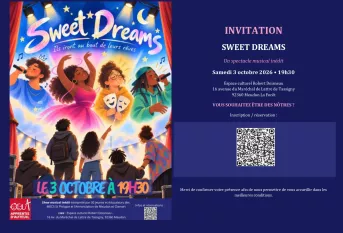 Affiche comédie musicale "Sweet Dreams"