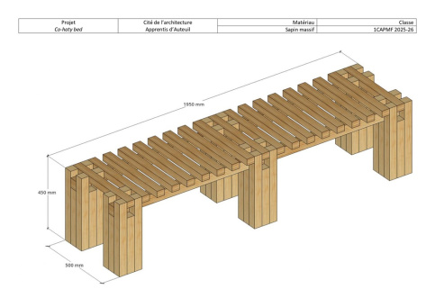 plan maquette du projet