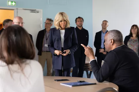 Visite de Brigitte Macron St Philippe le 21 Mai 2026