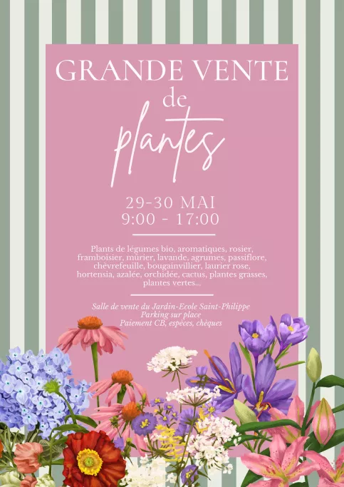 Affiche fête des plantes