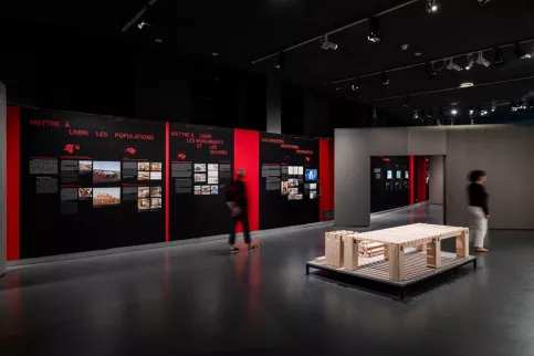 Salle d'exposition de la cité de l'architecture et du patrimoine
