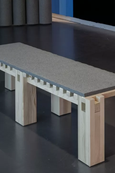 banc réalisé par les jeunes