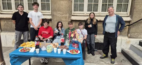 Goûter de fin de projet avec les élèves et formateurs