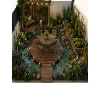 Esquisse projet des apprentis BP2 "Jardins, Jardin"